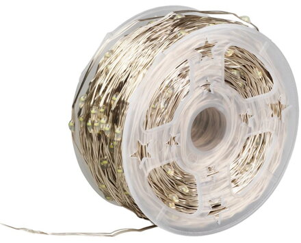 Reťaz MagicHome Vianoce, 1000xLED, studená biela, 8 funkcií, 100 m, IP44