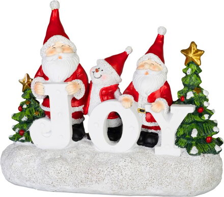 Dekorácia MagicHome Vianoce, Santa, 11x24.5x19.5 cm
