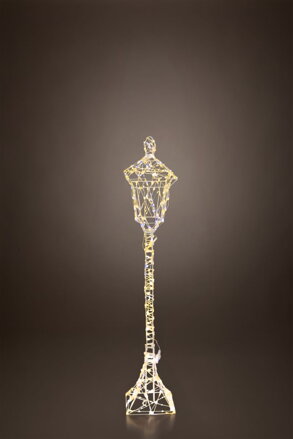 Dekorácia MagicHome Vianoce, Pouličná lampa, 600xLED teplá/studená biela, IP44, 21x21x118 cm