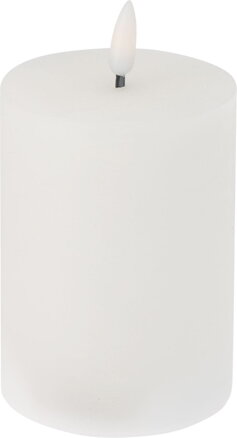 Sviečka, LED, biela, časovač, interiér, 75x75x100mm, sellbox 12 ks