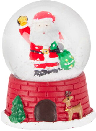 Snežítko Santa a snehuliak, 5,5x5,5x8 cm