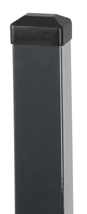 Stlpik EUROSTANDARD 2600/60x40/1,50 mm, antracit, RAL7016  Zn+PVC, čiapočka