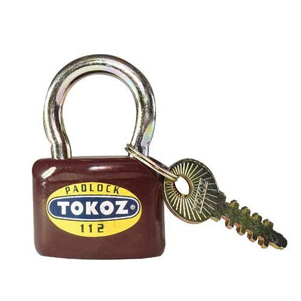 Zamok Tokoz 112/50, visiaci, 2 kľúče