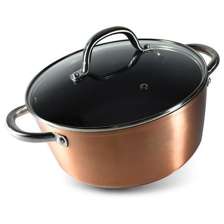 Hrniec MagicHome, 24cm, 4,0 lit., s pokrievkou, Copper Line