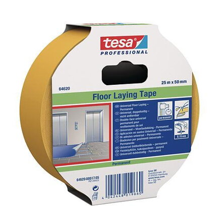 Paska tesa® PRO tesafix®, univerzálna, fóliová, biela, 50 mm, L-10 m