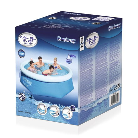 Bazen Bestway® 57265, 2,44x0,66 m, nafukovací