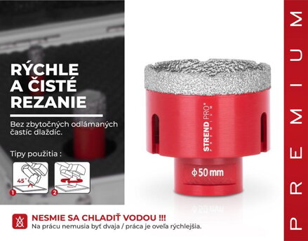 Vyrezavac STREND PRO DCB11, 50 mm, M14, diamant