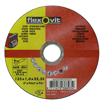 Kotuc flexOvit 20427 230x1,9 A46R-BF41 oceľ, nerez