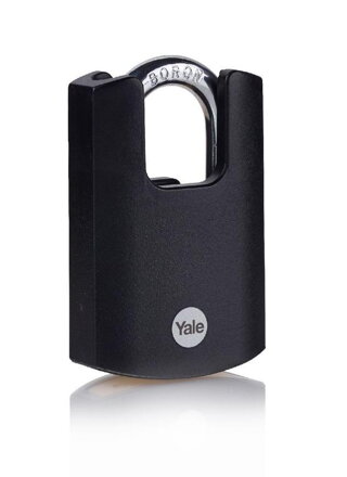Zámok Yale Y121B/40/125/1, High Security, visiaci, čierny, 46 mm, 3 kľúče Zámok Yale Y121B/40/125/1, High Security, visiaci, čierny, 46 mm, 3 kľúče