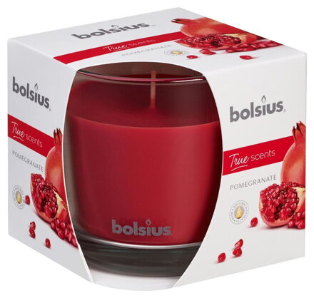 Sviecka bolsius Jar True Scents 95/95 mm, granátové jablko