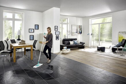 Mop LEIFHEIT 55045 PROFI MicroDuo, s hliníkovou tyčou