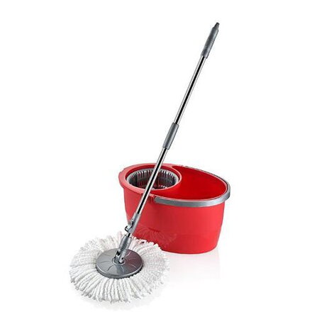 Mop proff® Quatro, 16l, rotačný, teleskopický, červená