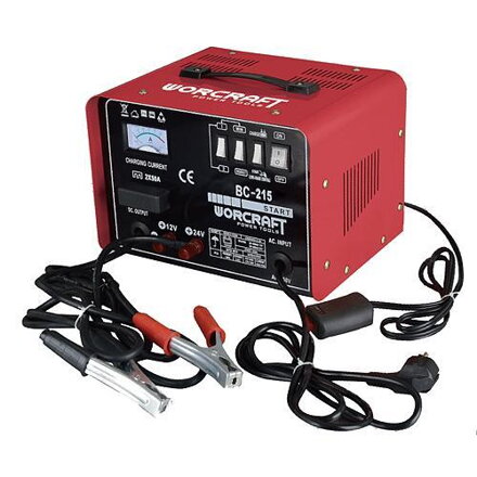 Nabijacka Worcraft BC-215, 12V/24/230V, 40A, na autobatérie