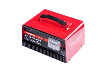 Nabijacka Worcraft BC-217, 12V/230V, 5A, na autobatérie