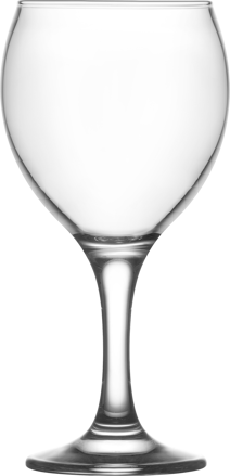Pohár Misket, LAV, sklenený, na víno, 365 ml, 75x177 mm, bal. 6 ks