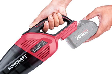 Vysavac Worcraft CPVC-S20Li, 20V na auto
