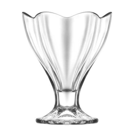 Pohár Lily, LAV, sklenený, na zmrzlinu a dezert, 250 ml, 100x127 mm, bal. 6 ks