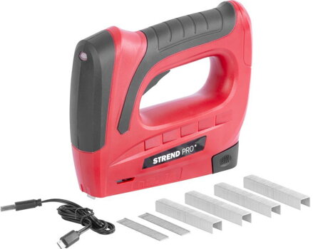 Sponkovačka Strend Pro J-126, 3,6 V, Li-ion, spony 6-10 mm, klince 10 mm Sponkovačka Strend Pro J-126, 3,6 V, Li-ion, spony 6-10 mm, klince 10 mm