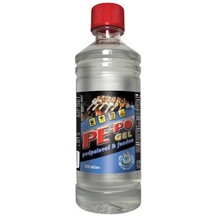 Podpaľovač PE-PO®, gélový, 0500 ml