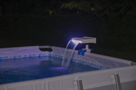 Vodopád Bestway® FlowClear™, 58619, LED, adaptér