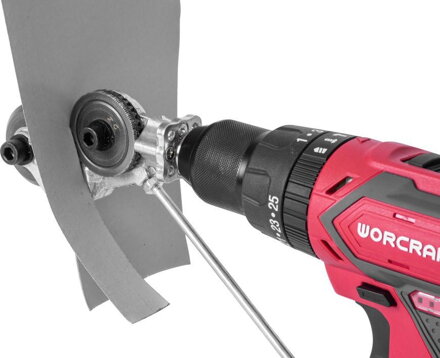 Nadstavec na vŕtačku Strend Pro PW021, rezač, strihač na rezanie plechu, 1/4" Nadstavec na vŕtačku Strend Pro PW021, rezač, strihač na rezanie plechu, 1/4"