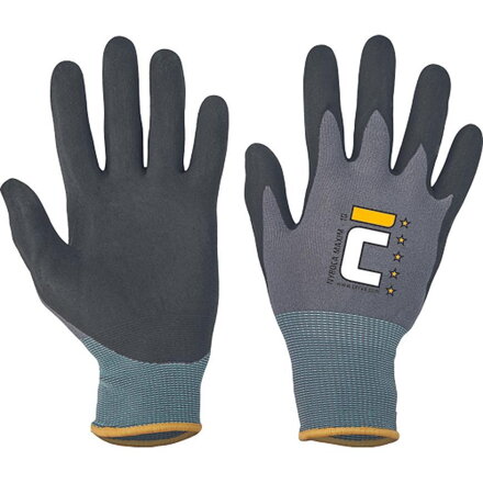 Rukavice fh® NYROCA MAXIM 10, kombinované, nylon/lycra