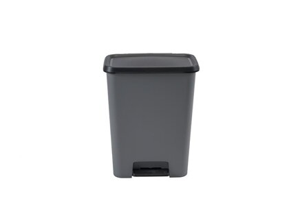 Kôš Curver® COMPATTA BIN, 50L, 29,4x49,6x62 cm, čierny/sivý, na odpadky