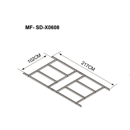Podlahová konštrukcia na domček Strend Pro, pre 2172912, 102x217 cm Podlahová konštrukcia na domček Strend Pro, pre 2172912, 102x217 cm