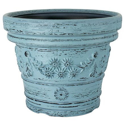 Kvetinac DECORA 350/280 mm, Ocean Blue, 13 lit
