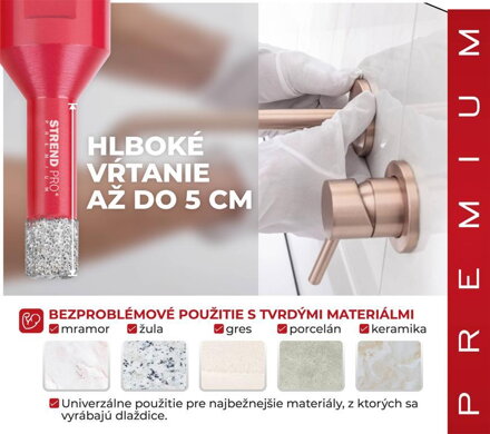 Vyrezavac STREND PRO DCB11, 10 mm, M14, HD, diamant