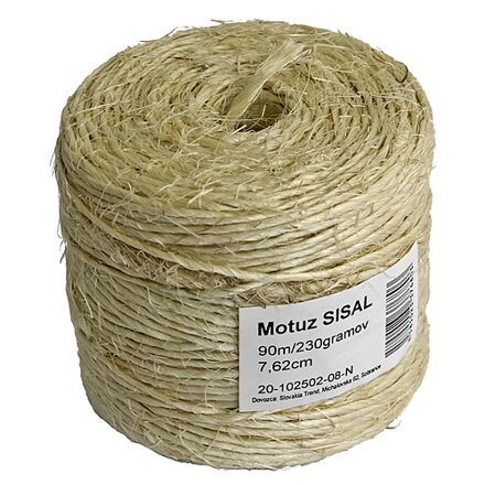 Motuz Sisal 03 090 m/230 g, TubePack