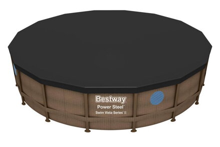 Plachta Bestway® FlowClear™, 58249, 488 cm, čierna, bazénová