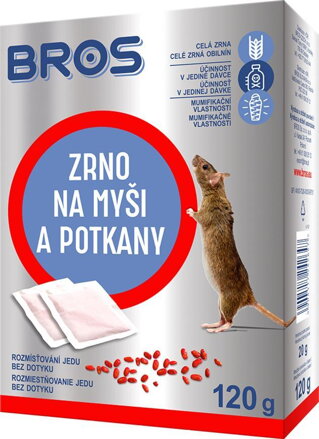 Zrno Bros, na myši a potkany, 120g