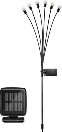 Lampa Strend Pro Garden Firefly, solárna, 6x LED, nerez, 72 cm Lampa Strend Pro Garden Firefly, solárna, 6x LED, nerez, 72 cm