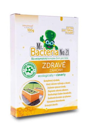 Aktivátor Mr.Bacteria No.21, živiny pre zdravé záhony, 100g