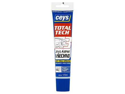 Lepidlo Ceys TOTAL TECH EXPRESS, transparentné, tuba 125 ml