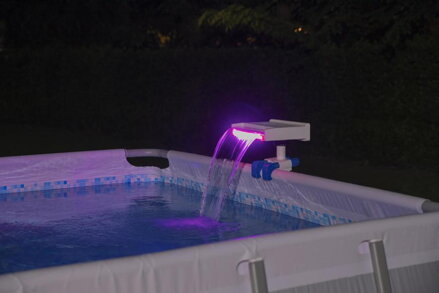 Vodopád Bestway® FlowClear™, 58619, LED, adaptér