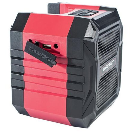 Reproduktor Worcraft CBTS-S20Li, 20V, Li-Ion, Bluetooth, AUX, nabíjačka, 2x USB