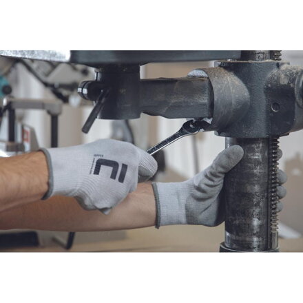 Rukavice DIPPER zelená 08, máčané Latex, s blistrom