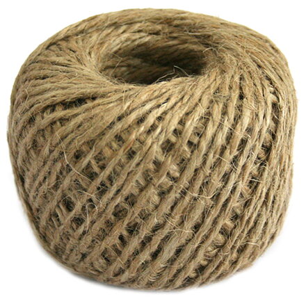 Motuz HEMP, jutový 100 g, 100 m, 1,5 mm,  hnedý